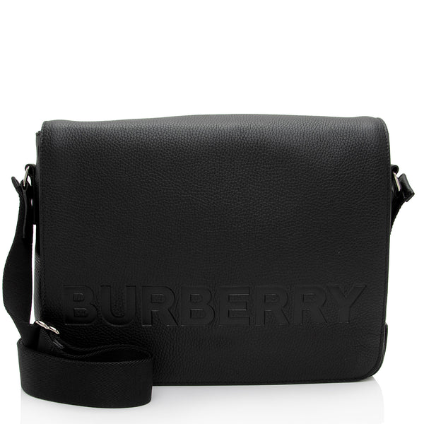 Burberry Leather Bruno Messenger Bag (SHF-GEHFL3)