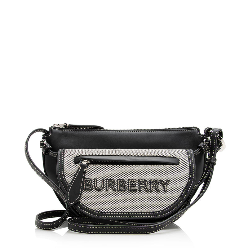 Burberry Leather Double Olympia Mini Bag (SHF-21459) – LuxeDH