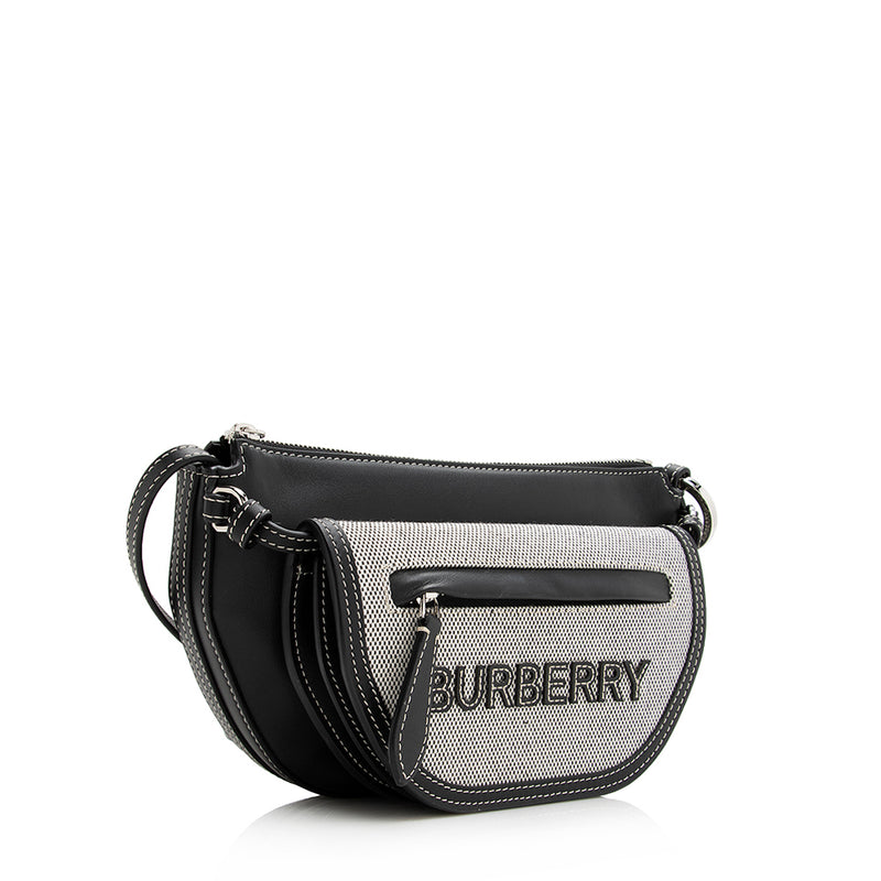 Burberry Leather Double Olympia Mini Bag (SHF-21459)