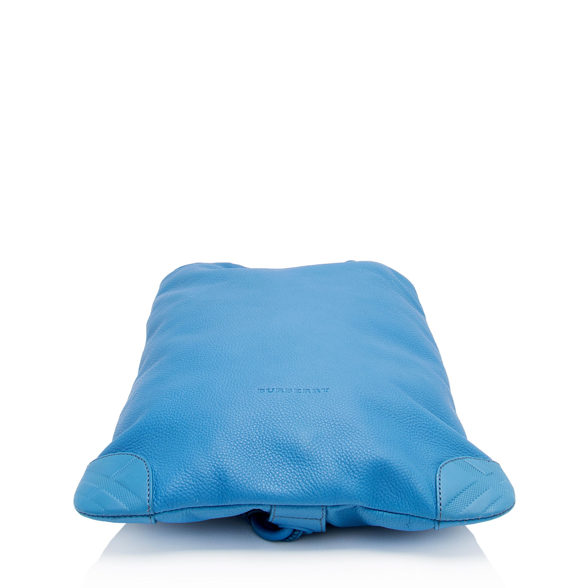 Burberry Leather Drawstring Little Duffle Backpack (SHF-nl1Udj)