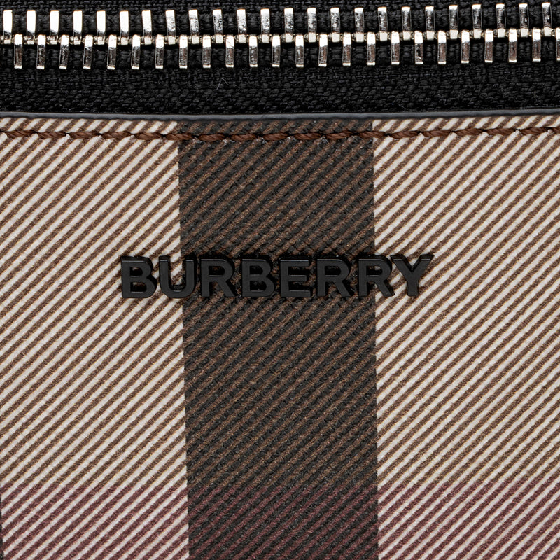 Burberry E-Canvas House Check Jett Backpack (SHF-qMCEAL)