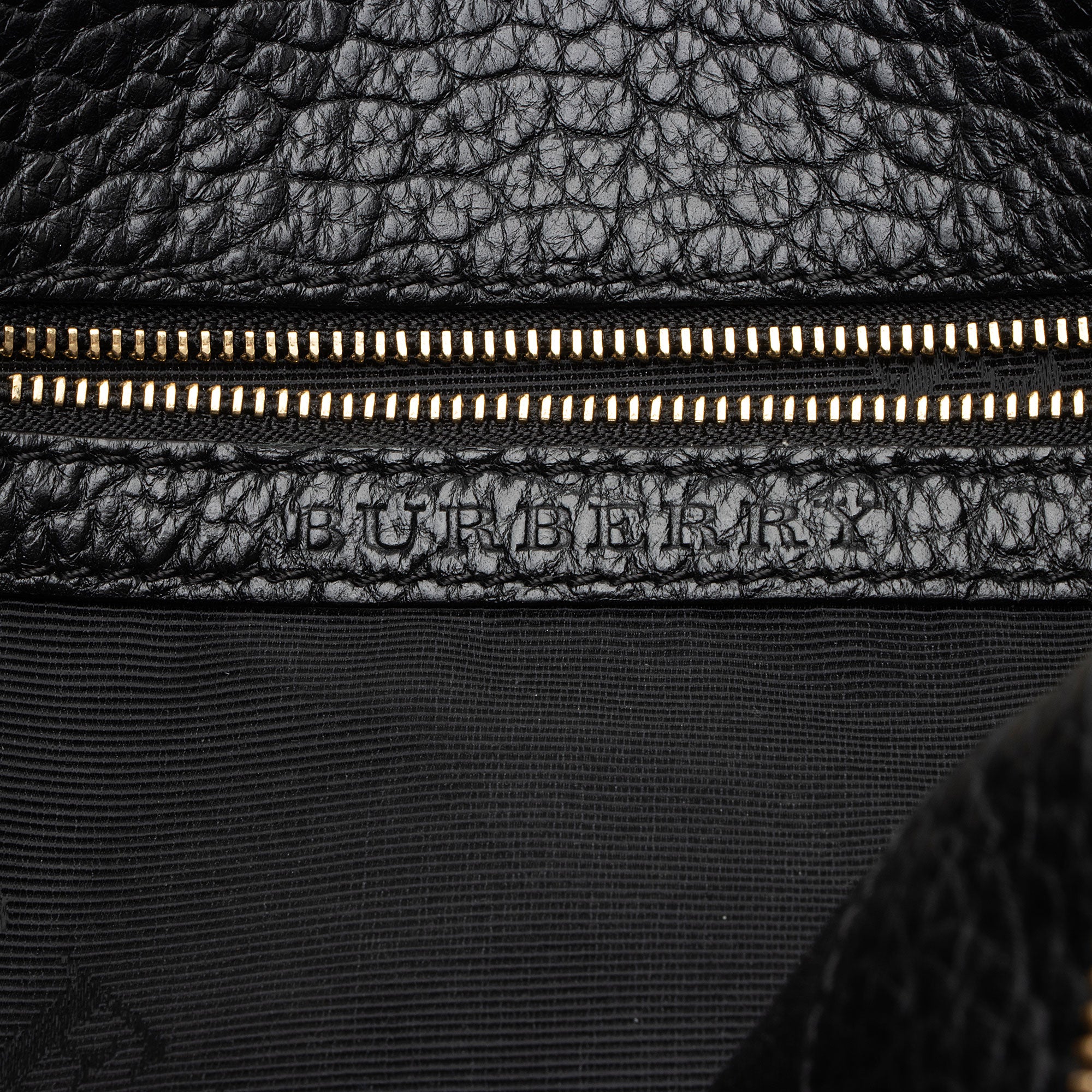 Burberry Leather Embossed Check Chichester Clutch (SHF-TC4VkJ)