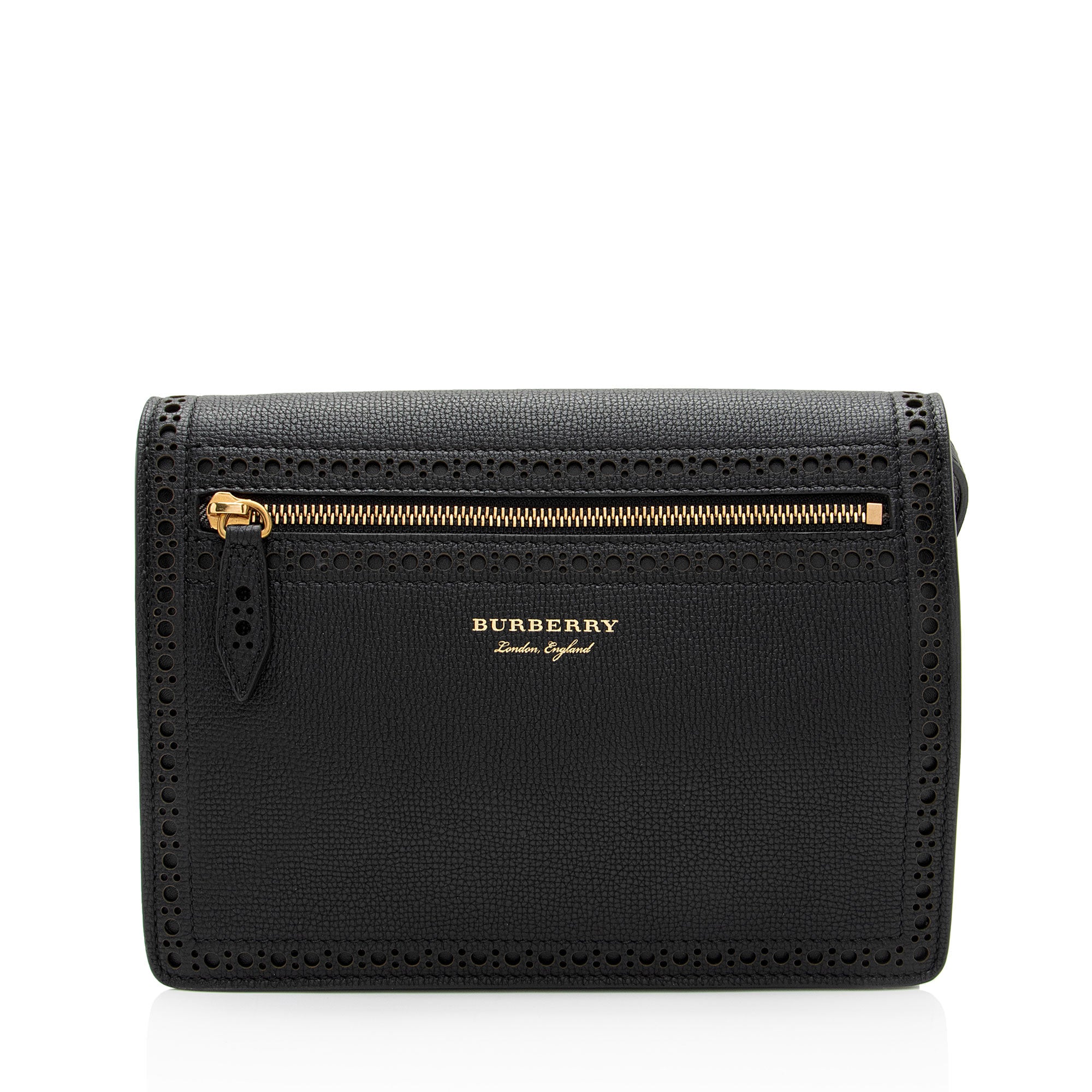 Burberry Leather Fringe Macken Small Crossbody (SHF-p0ePVQ)