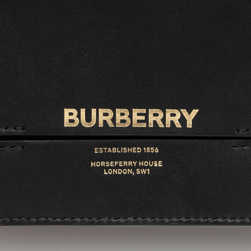 Burberry Leather Grace Small Flap Bag FINAL SALE SHF d9ySrl LuxeDH