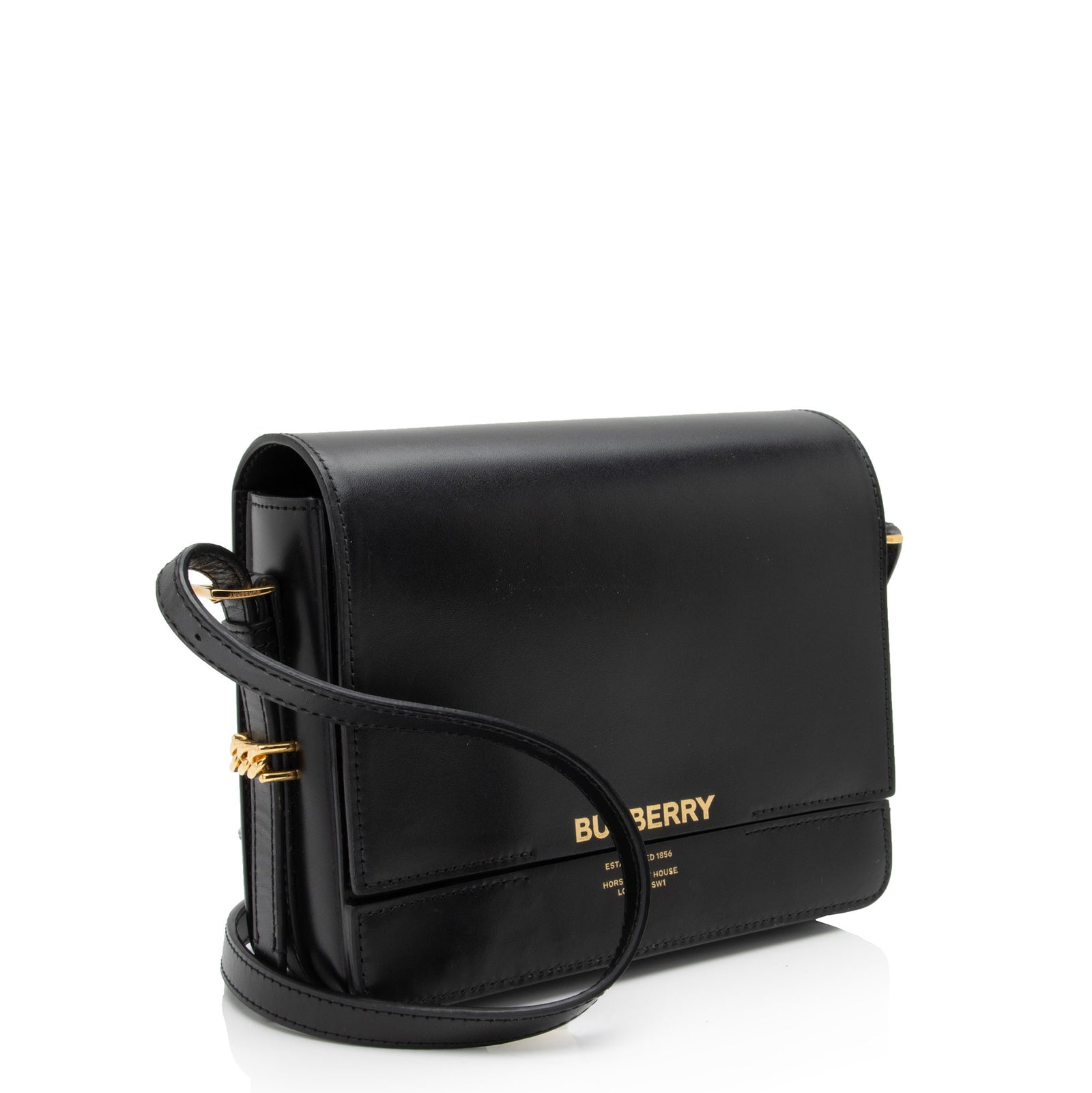 Burberry Leather Grace Small Flap Bag FINAL SALE SHF d9ySrl LuxeDH
