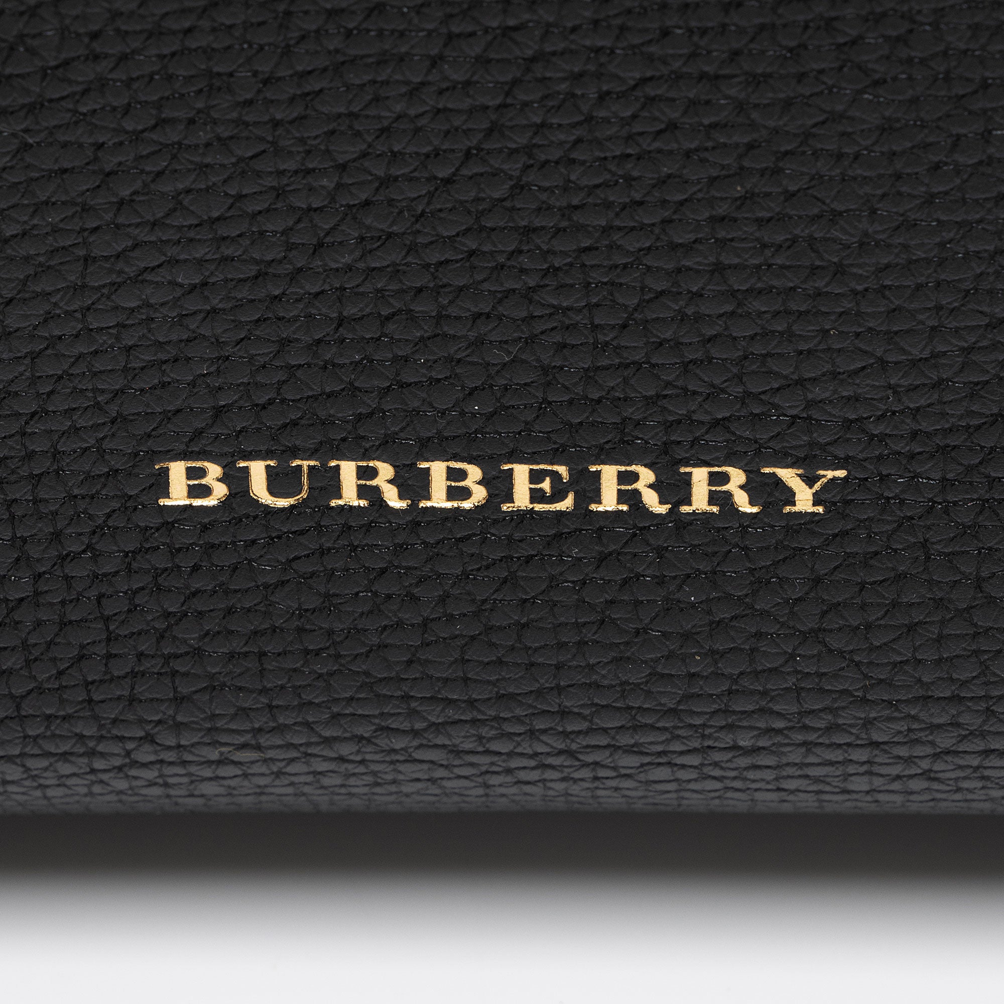 Burberry Leather House Check Derby Canterbury Small Tote (SHF-ANV3FD)