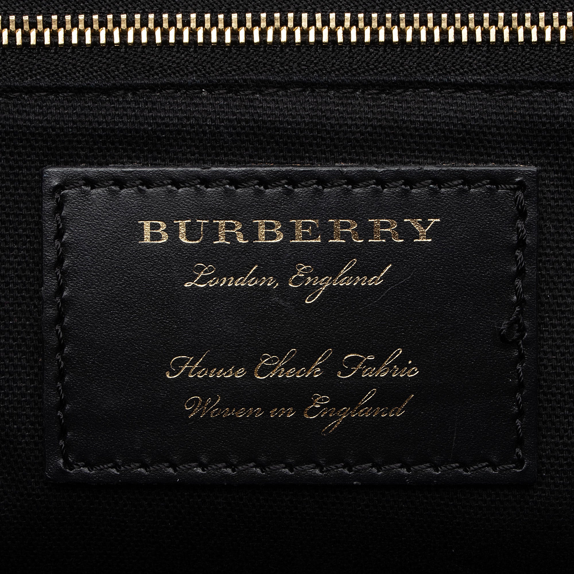 Burberry Leather House Check Derby Canterbury Small Tote (SHF-ANV3FD)