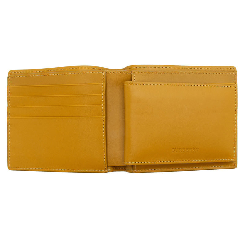 Burberry Leather Logo Bi Fold Wallet SHF jCmrlm LuxeDH
