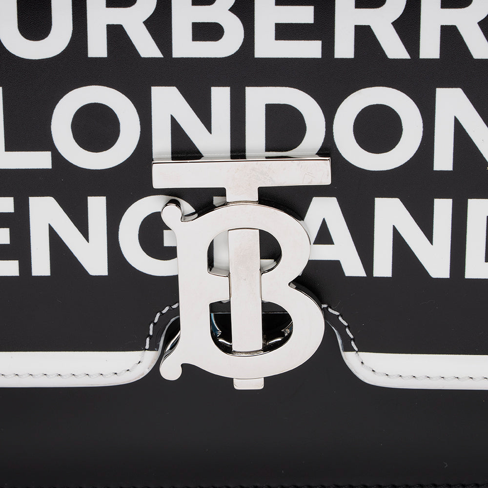 Burberry Leather Logo TB Shoulder Bag (SHF-15569)