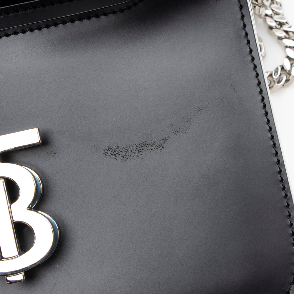 Burberry Leather Logo TB Shoulder Bag (SHF-15569)