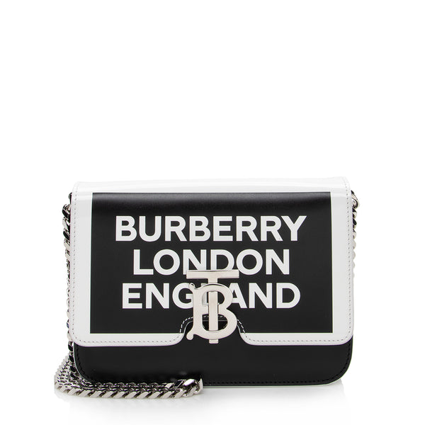 Burberry Leather Logo TB Shoulder Bag (SHF-15569)
