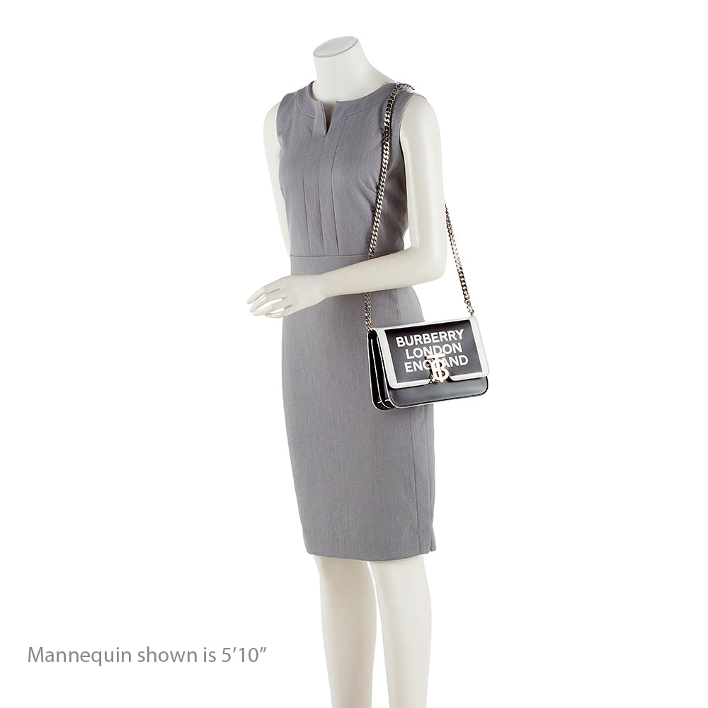 Burberry Leather Logo TB Shoulder Bag (SHF-15569)