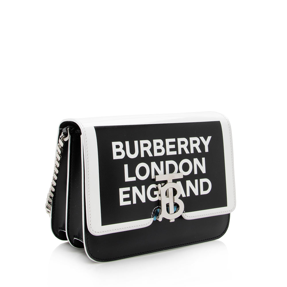 Burberry Leather Logo TB Shoulder Bag (SHF-15569)