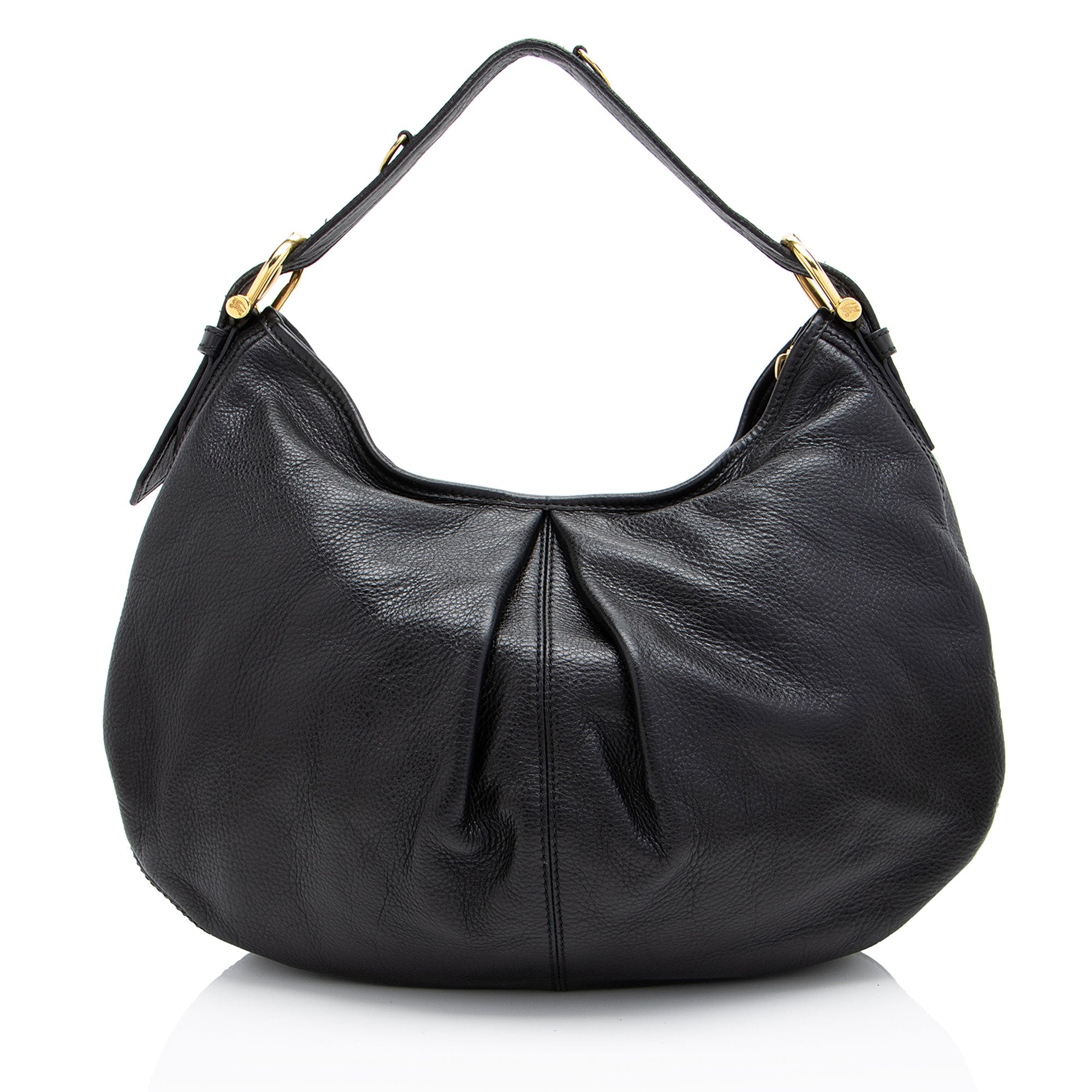 Burberry Leather Malika Large Shoulder Bag (SHF-GSqGvc)