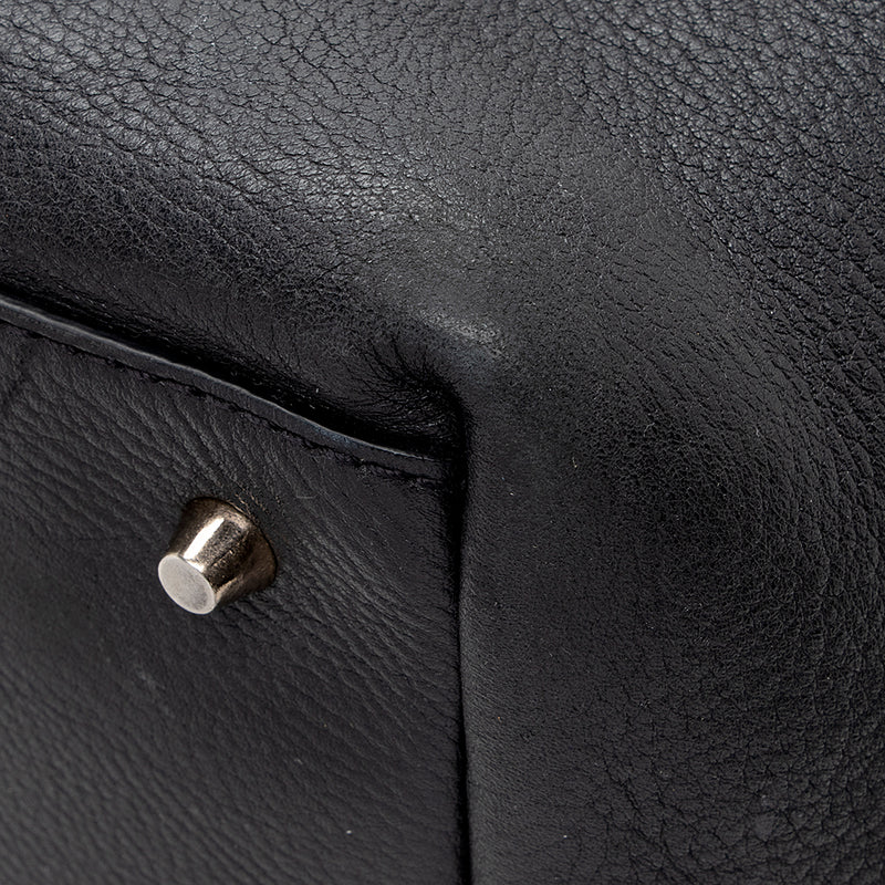Burberry Leather Medium Maidstone Tote (SHF-18145)