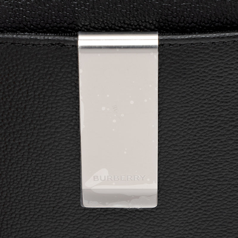 Burberry Leather Money Clip Card Case (SHF-f6aQMC)