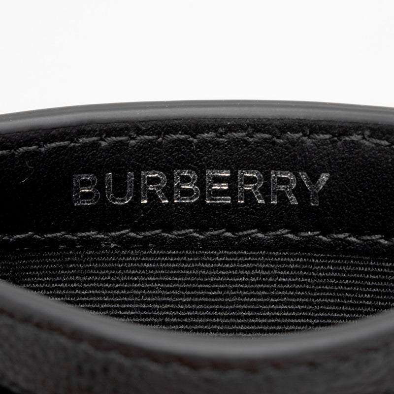 Burberry Leather Money Clip Card Case (SHF-f6aQMC)