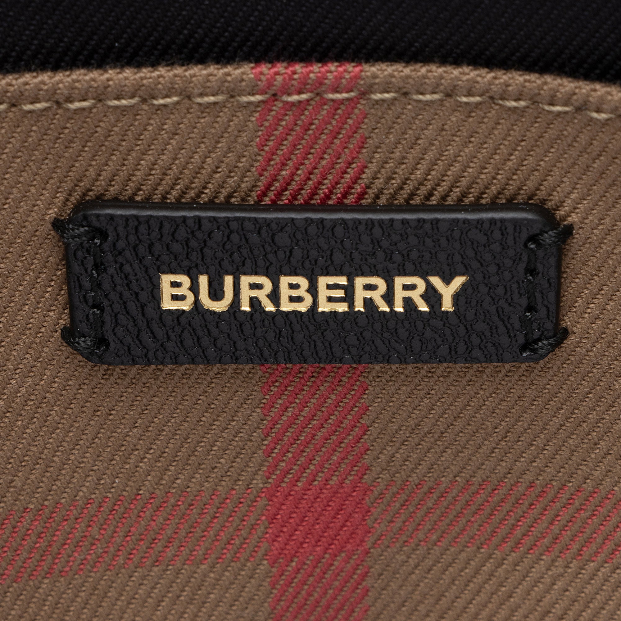 Burberry Leather Nova Check Banwell Tote