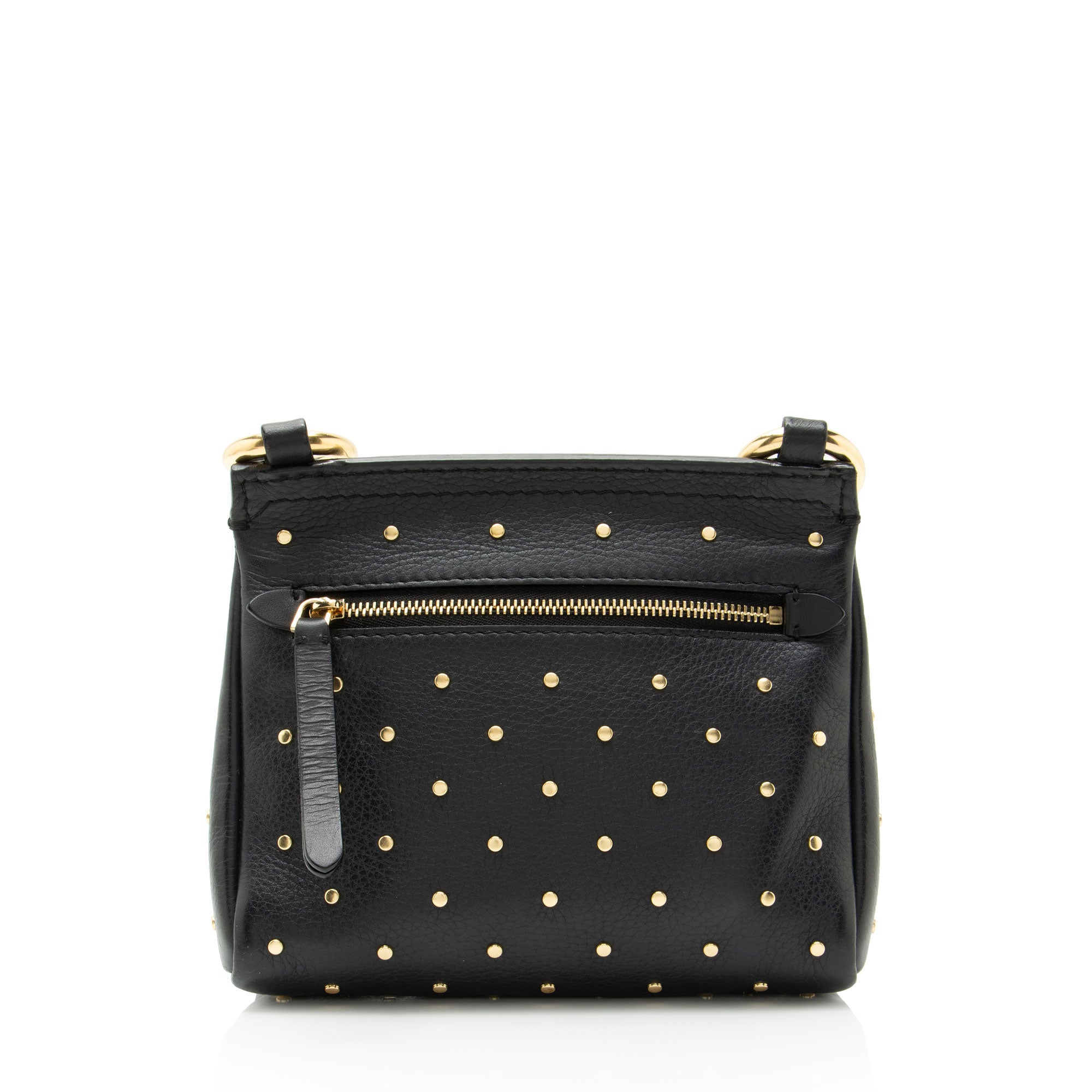 Burberry Leather Riveted Baby Bridle Shoulder Bag