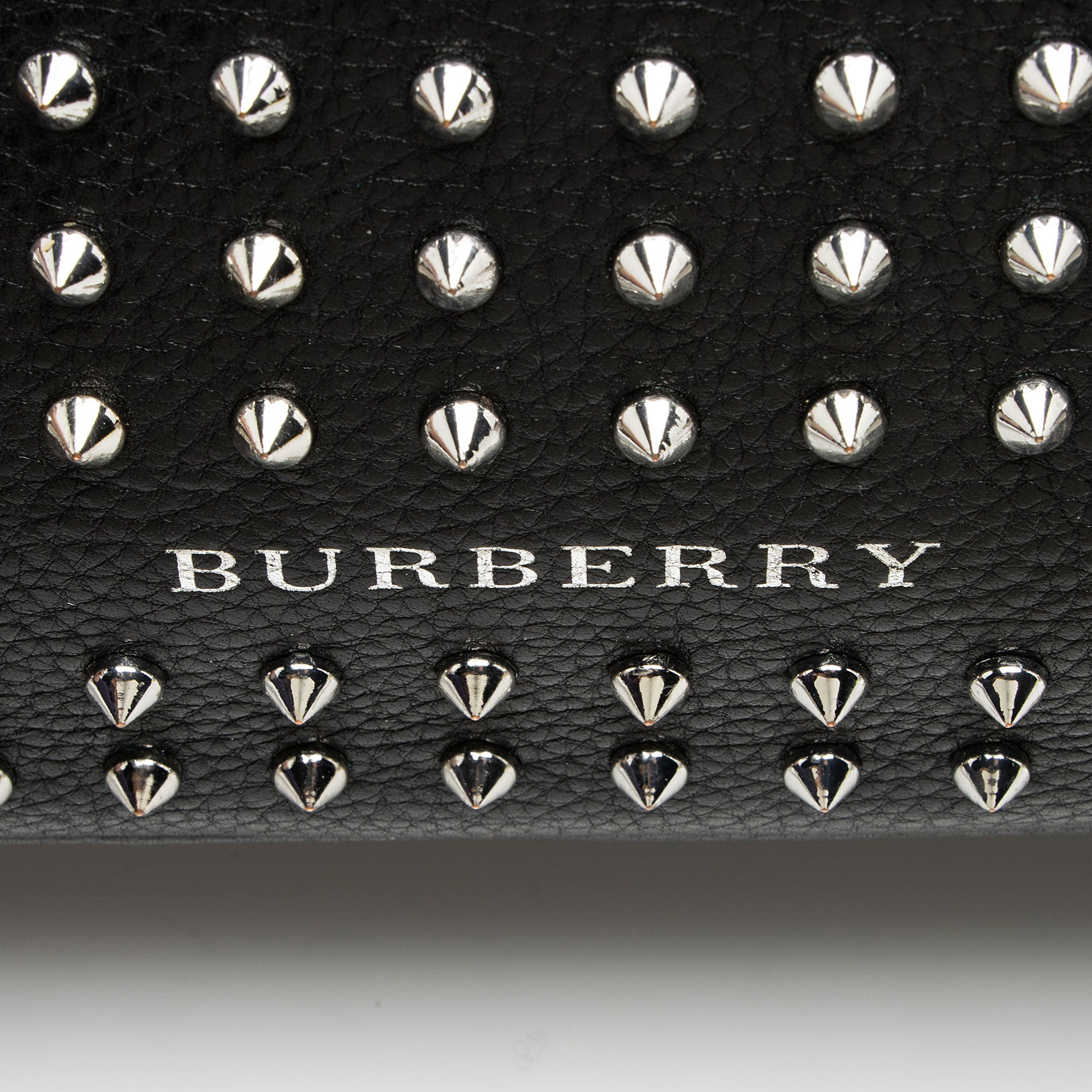 Burberry Leather Studded Tote