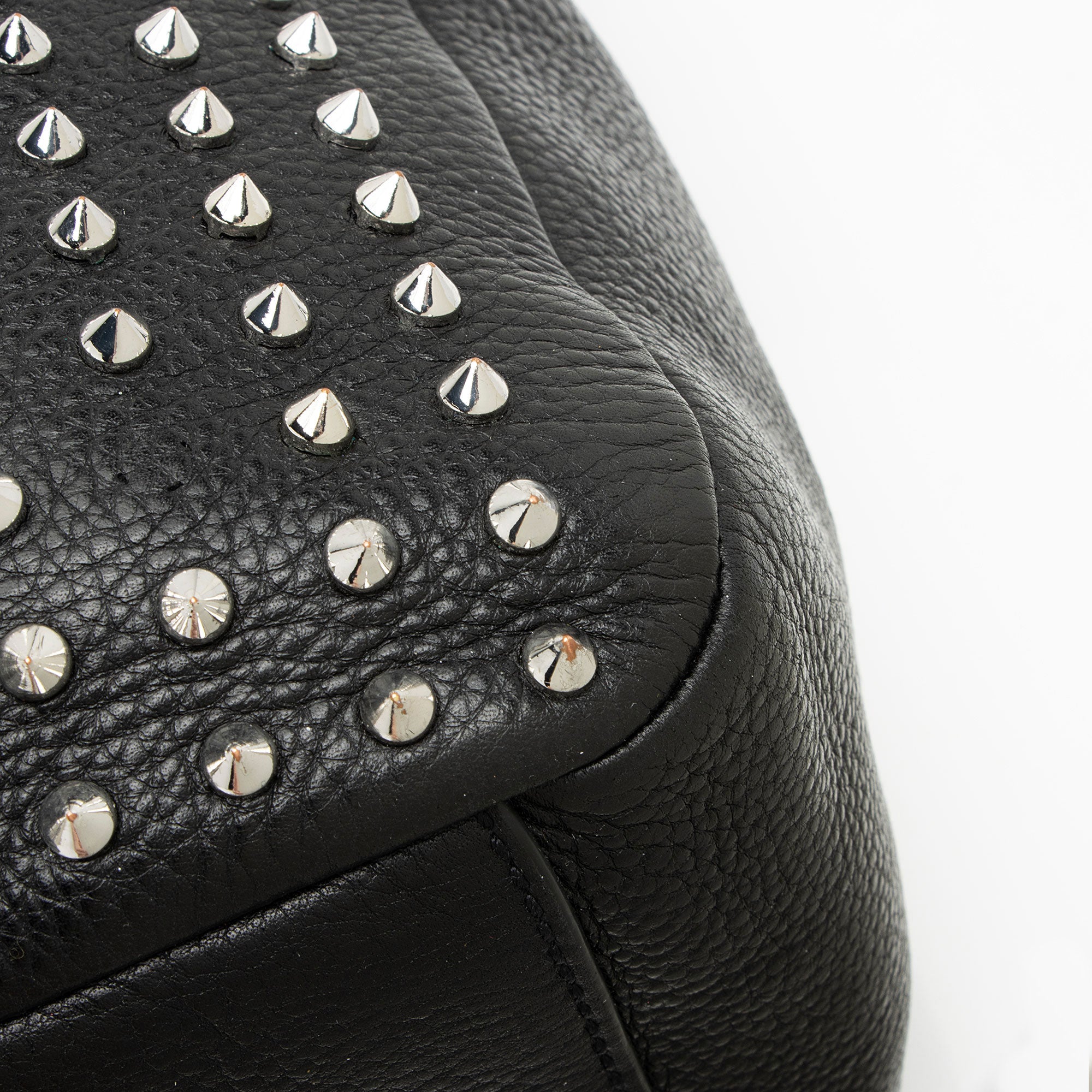Burberry Leather Studded Tote