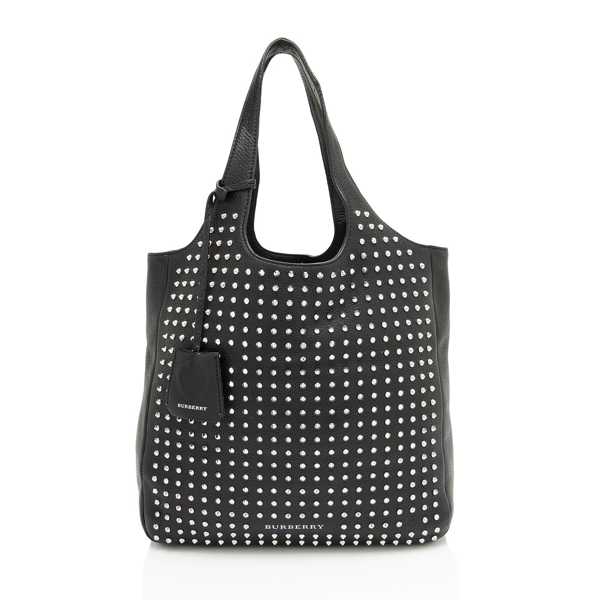 Burberry Leather Studded Tote