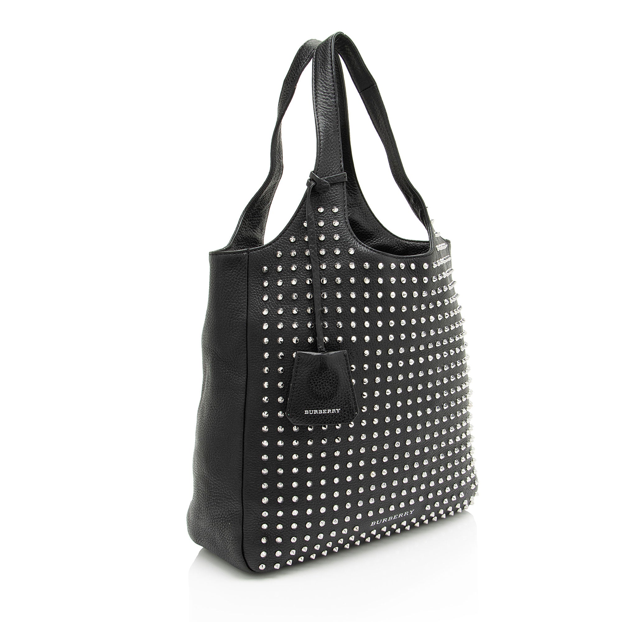 Burberry Leather Studded Tote