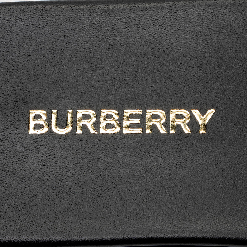 Burberry Leather TB Plaque Sandals - Size 6 / 36 (SHF-QZ919i)