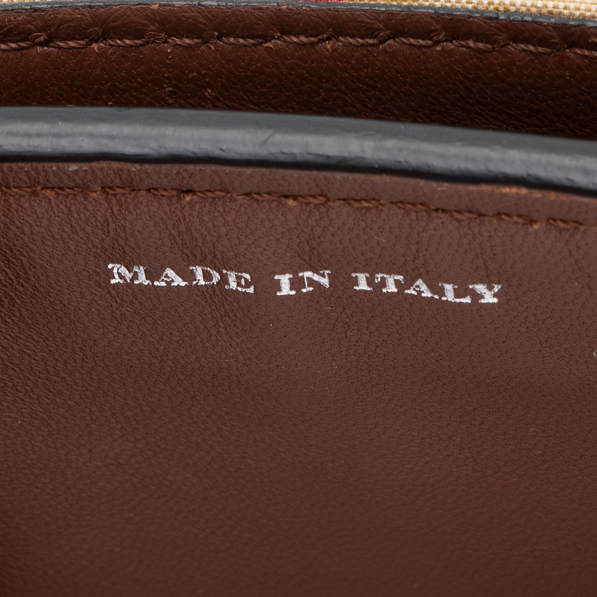 Burberry Leather Vintage Check D-Ring Mini Crossbody Bag (SHF-ltBVNi)