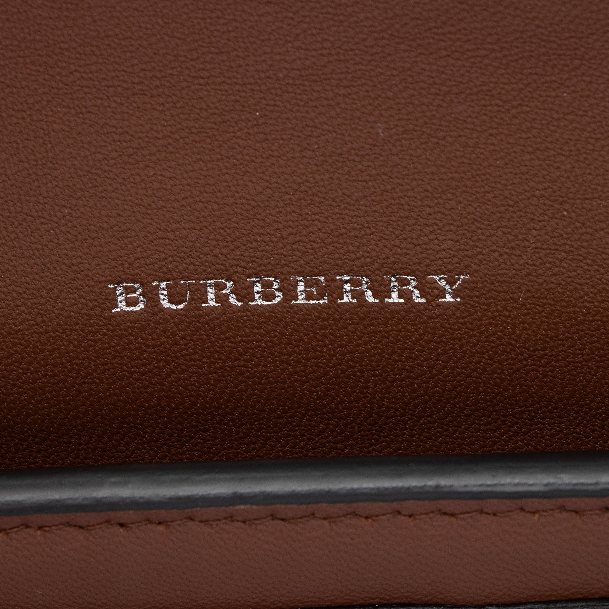 Burberry Leather Vintage Check D-Ring Mini Crossbody Bag (SHF-ltBVNi)