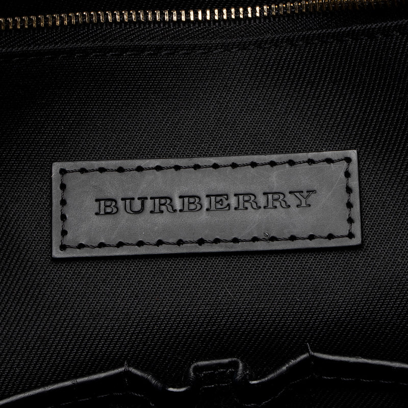 Burberry London Check Slim Barrow Briefcase (SHF-3LfnUb)