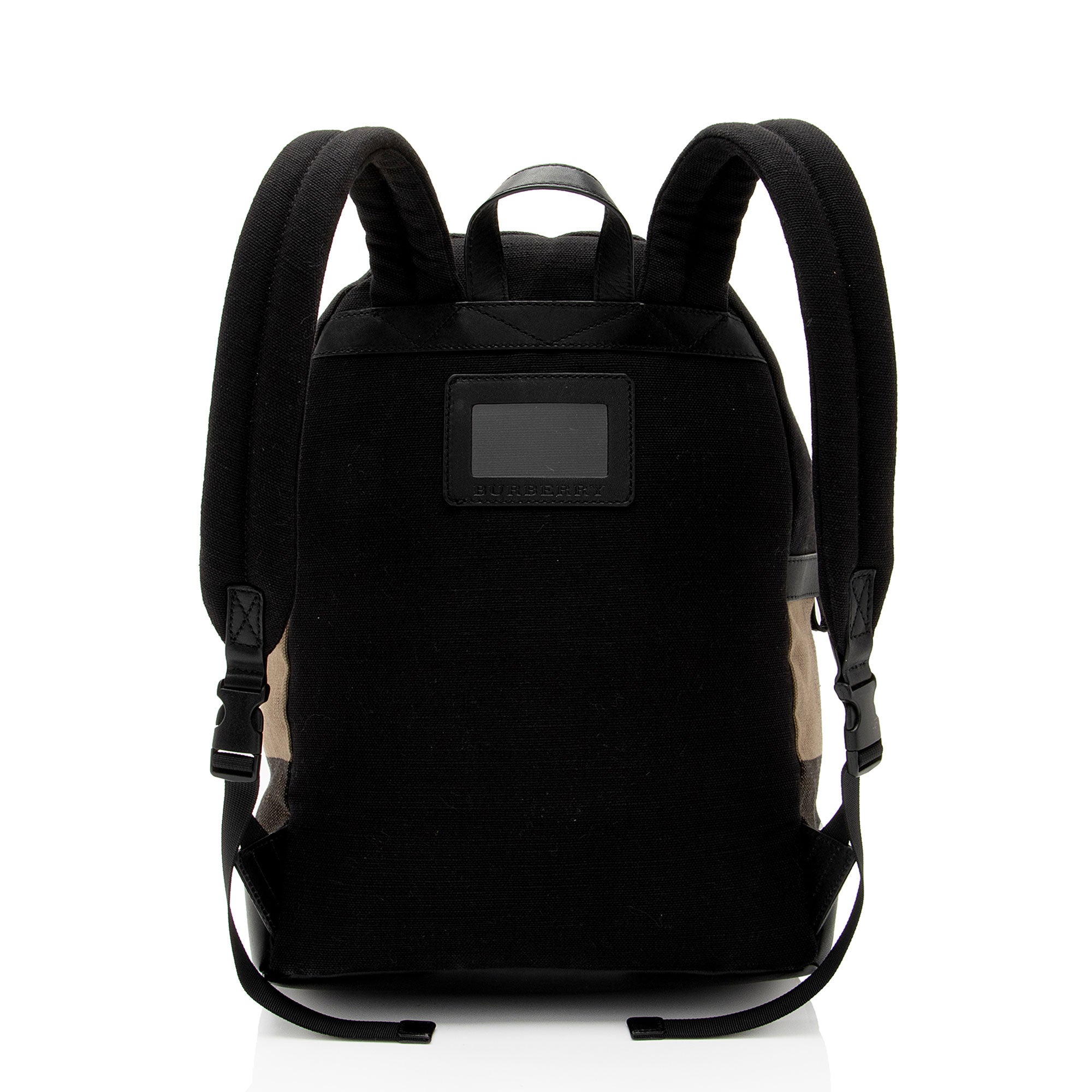 Burberry Mega Check Jute Backpack (SHF-265W01)