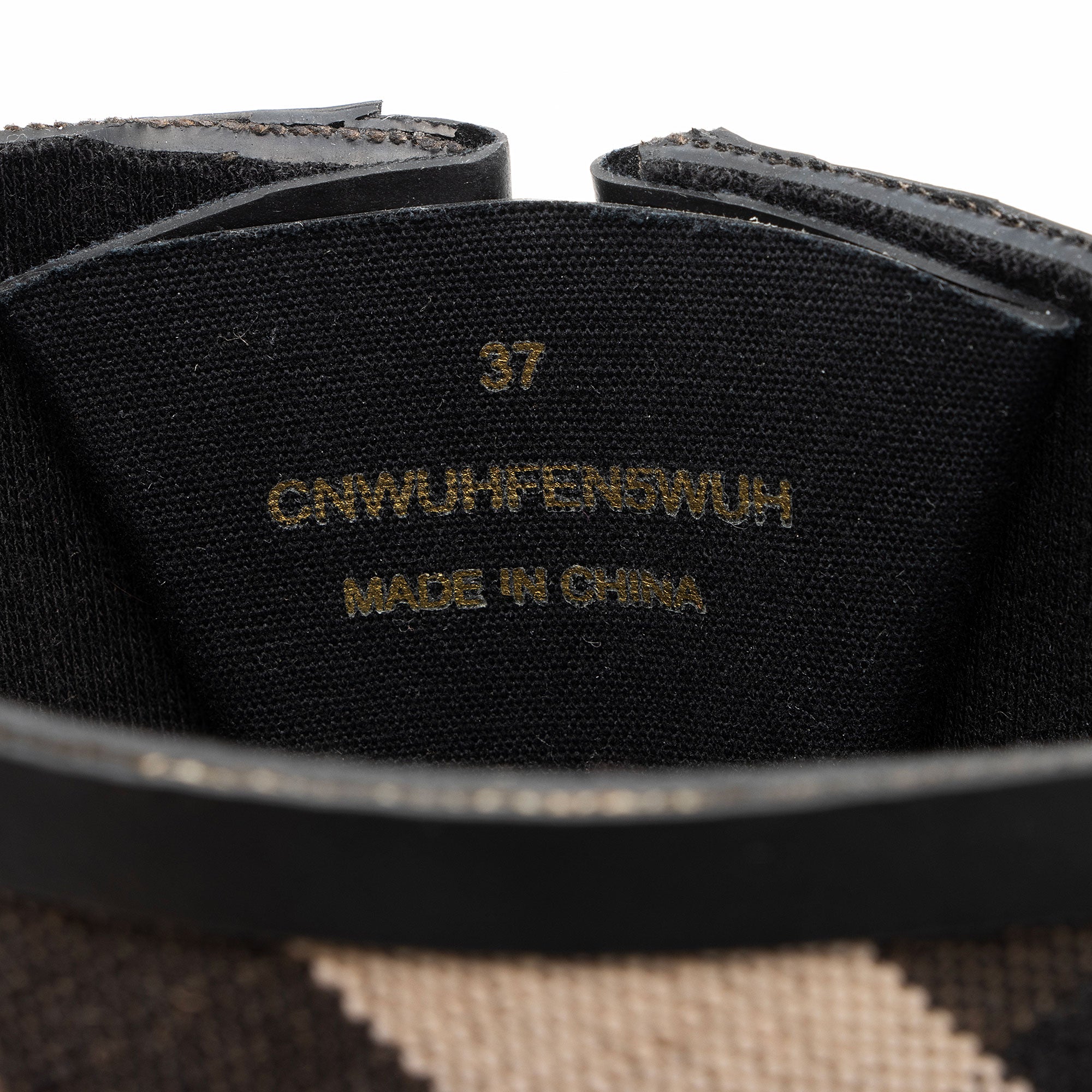 Burberry Nova Check Holloway Rain Boots - Size 7 / 37 (SHF-FZkJn0)