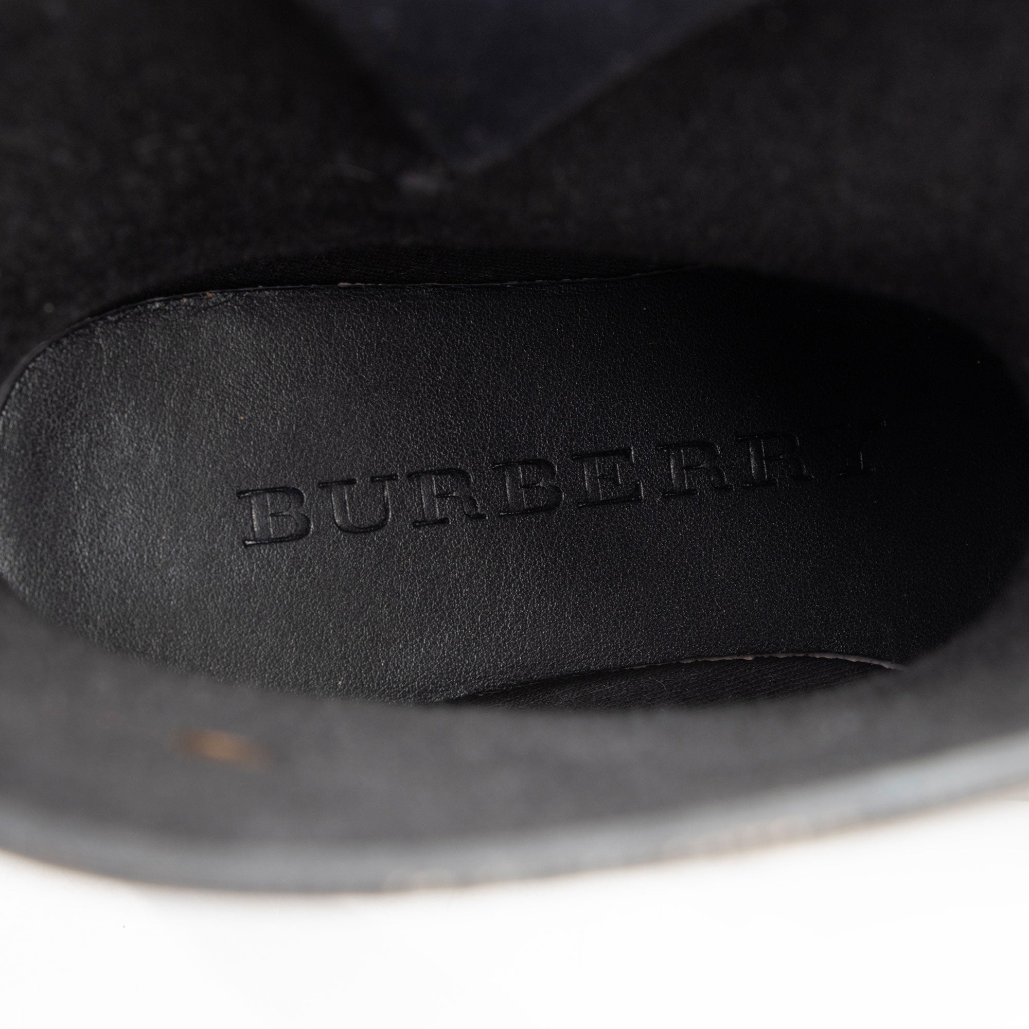 Burberry Nova Check Holloway Rain Boots - Size 7 / 37 (SHF-FZkJn0)