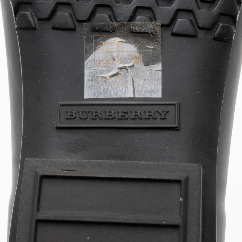 Burberry Nova Check Holloway Rain Boots - Size 7 / 37 (SHF-FZkJn0)