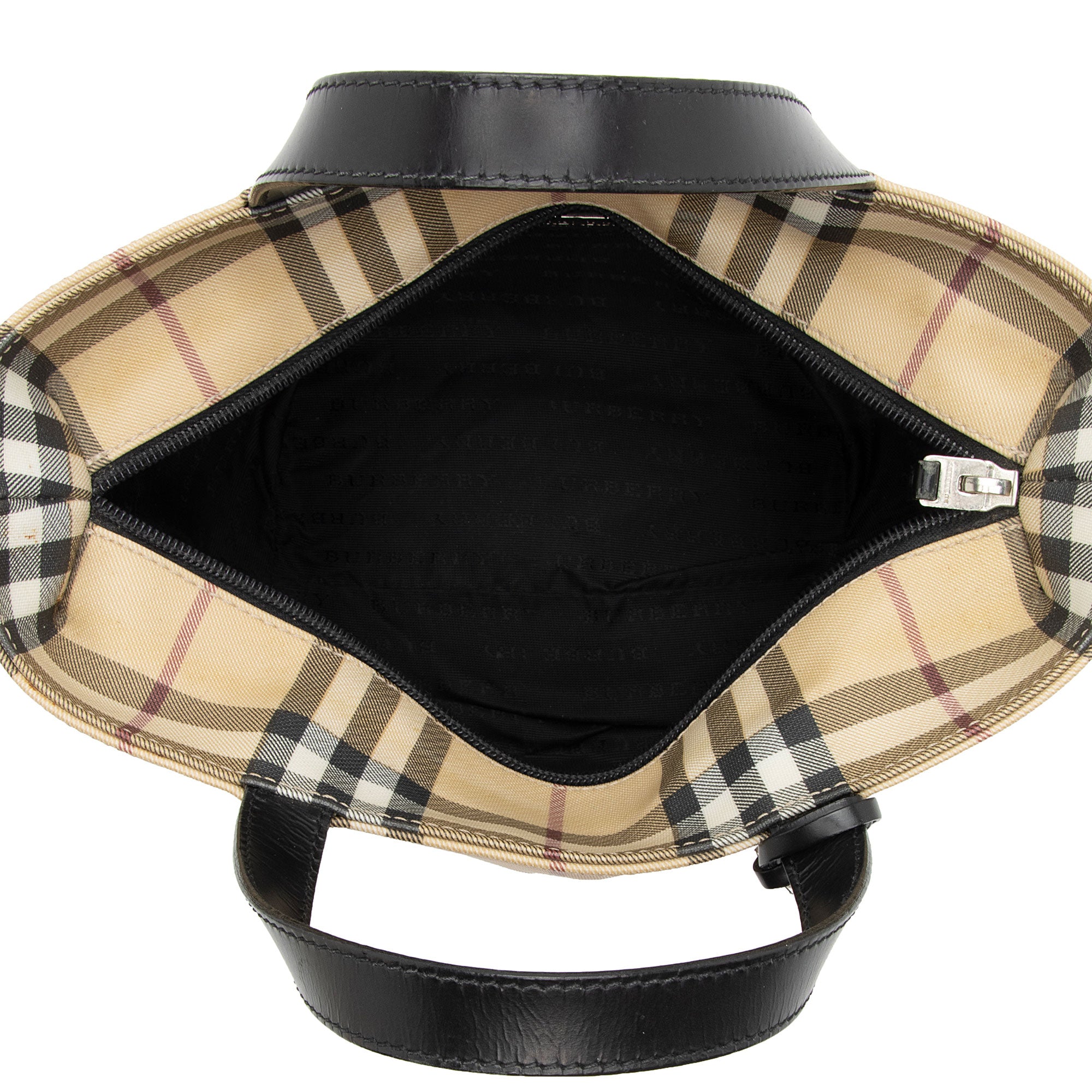 Burberry Nova Check Small Tote (SHF-j7O8tc)