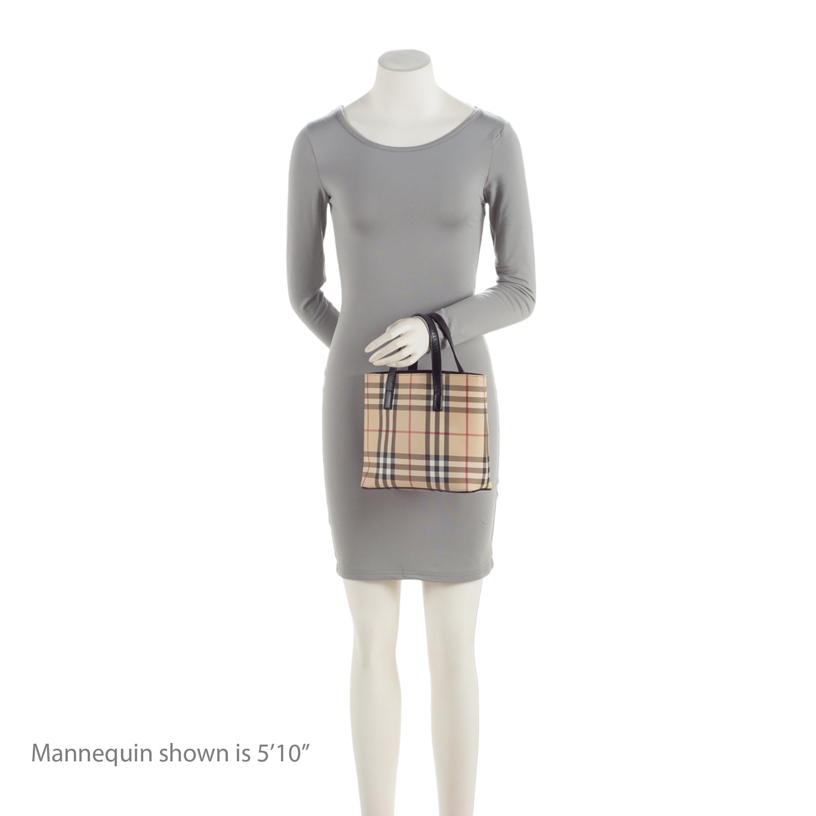 Burberry nova check small tote deals