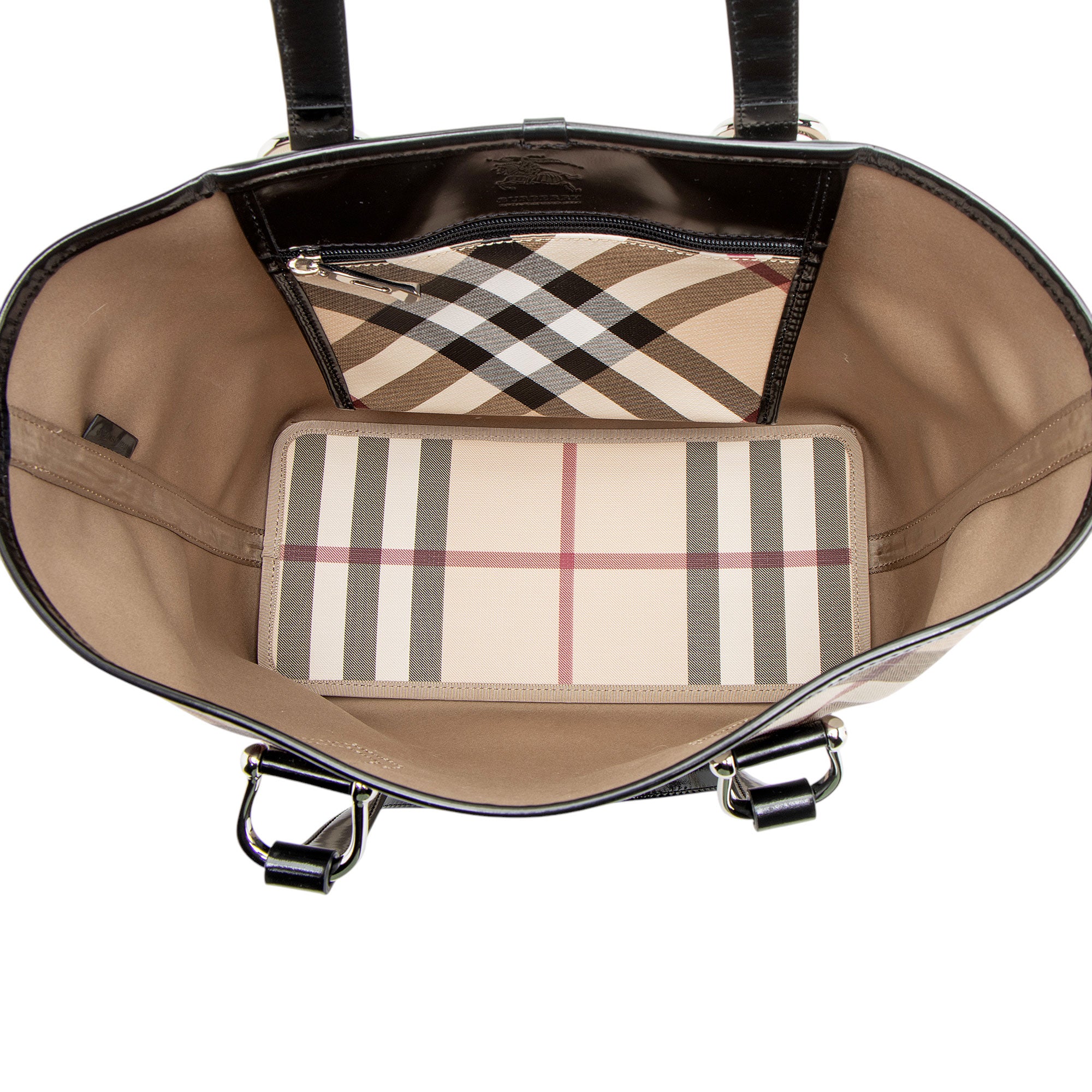 Burberry Nova Check Nickie Medium Tote