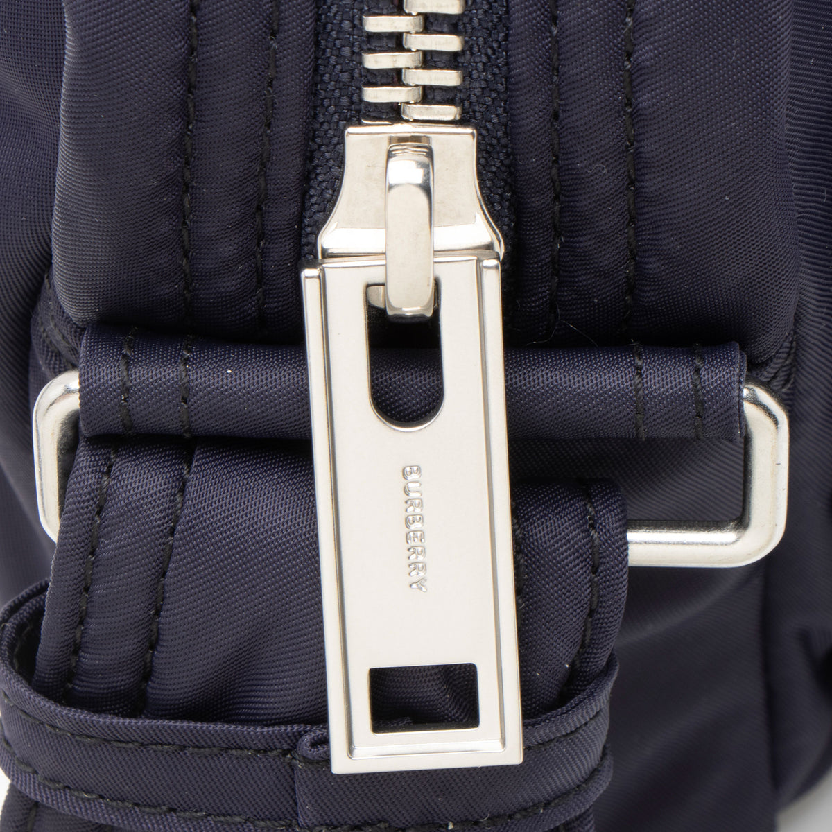 Burberry Nylon Logo Zip Messenger