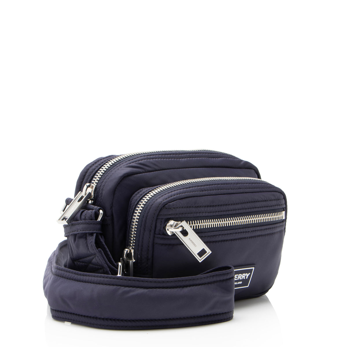 Burberry Nylon Logo Zip Messenger