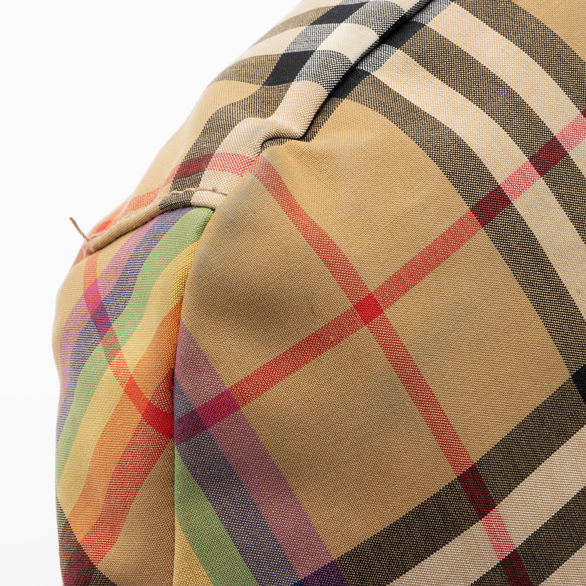 Burberry Nylon Vintage Check Rainbow Medium Belt Bag (SHF-mdTdyP)