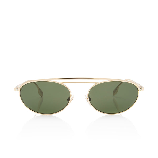Burberry Oval Sunglasses (SHF-6xM1rM)
