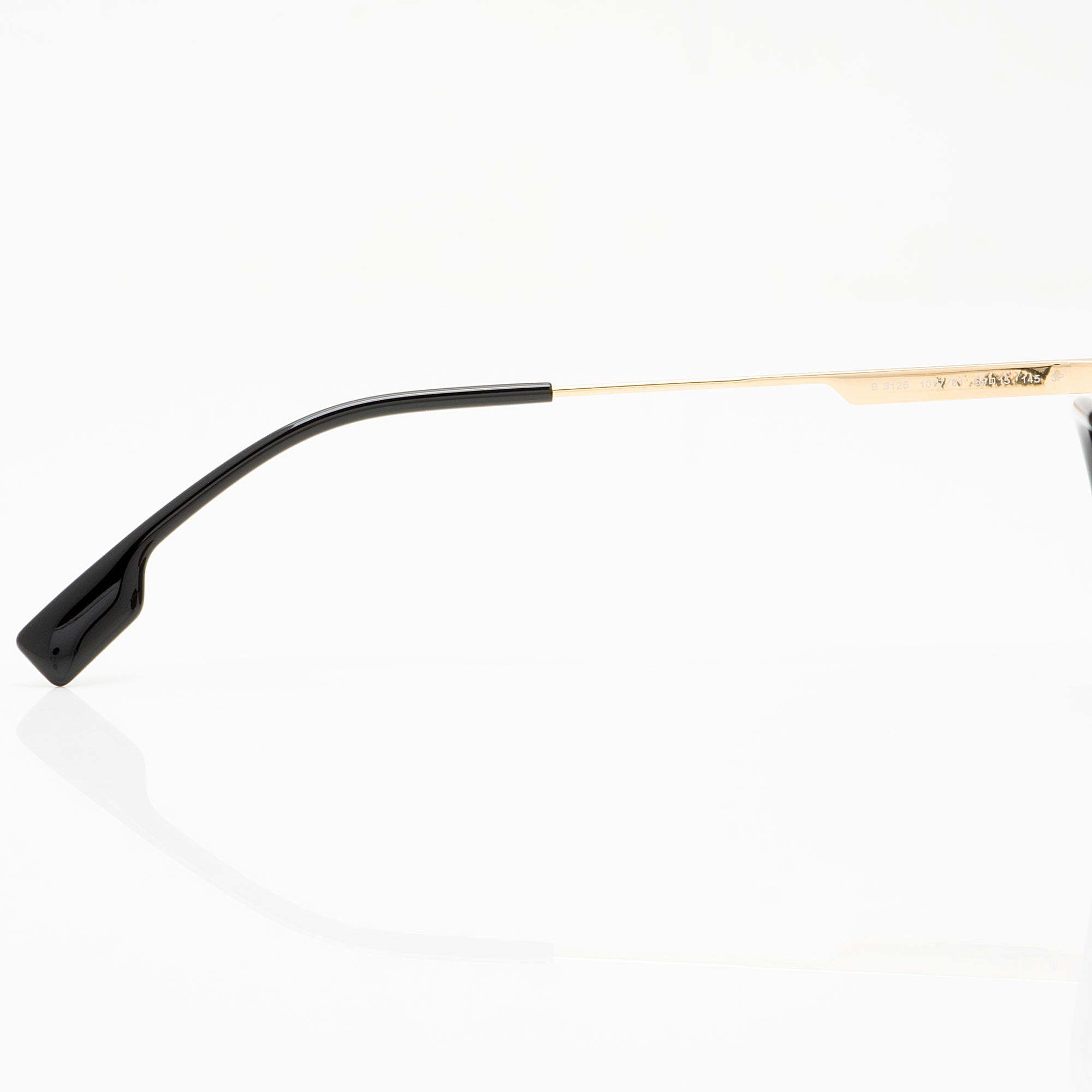 Burberry Polarized Check Aviator Sunglasses
