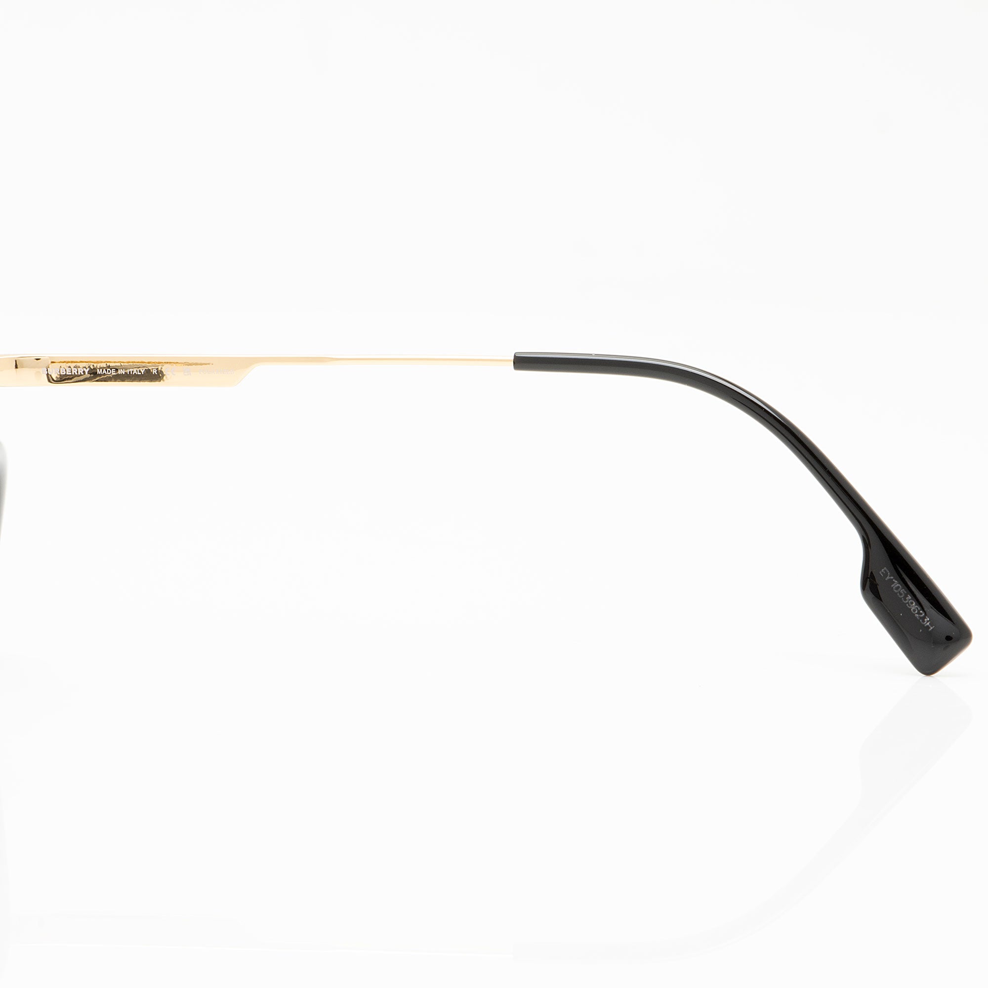 Burberry Polarized Check Aviator Sunglasses