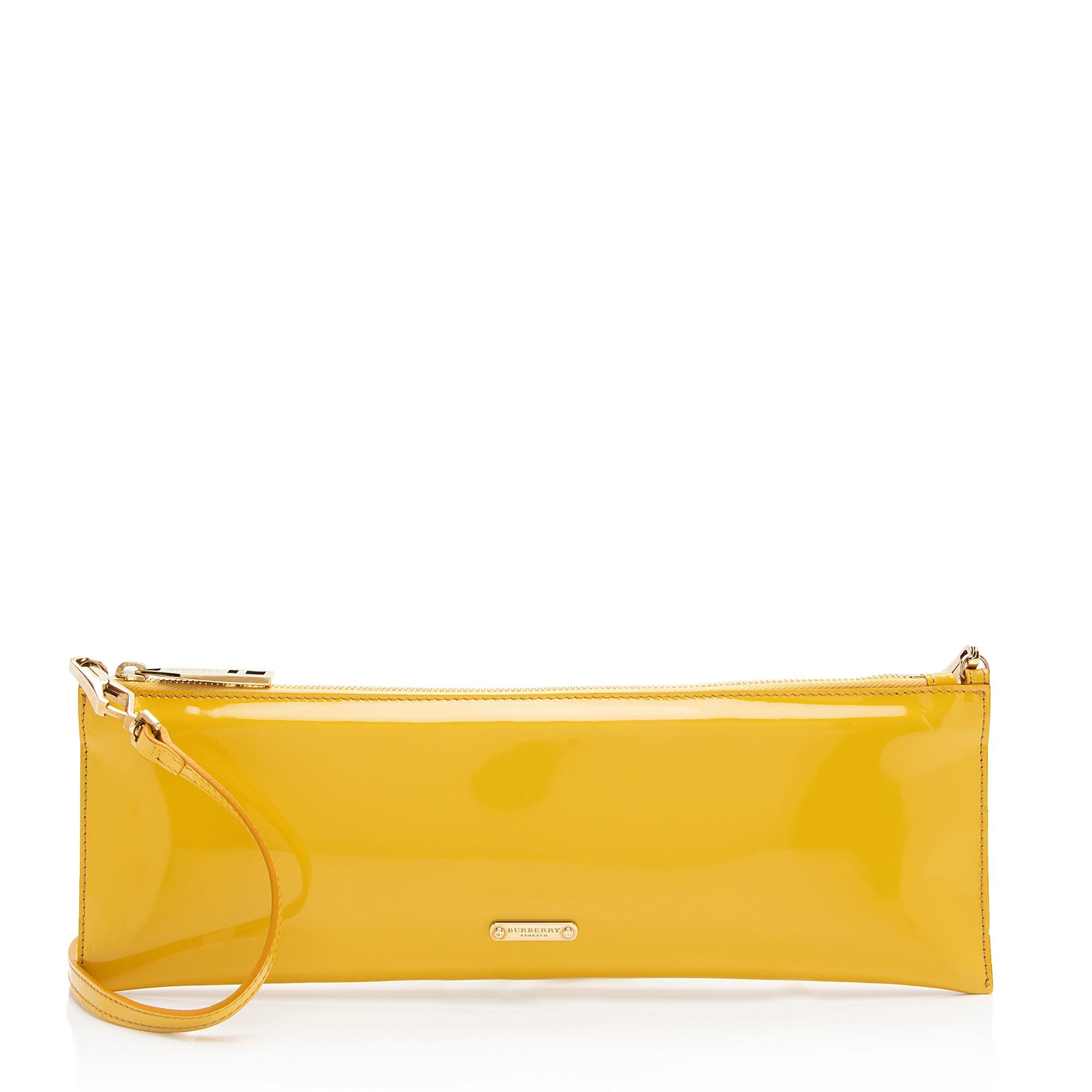 Burberry Prorsum Patent Leather Clutch (SHF-23361)