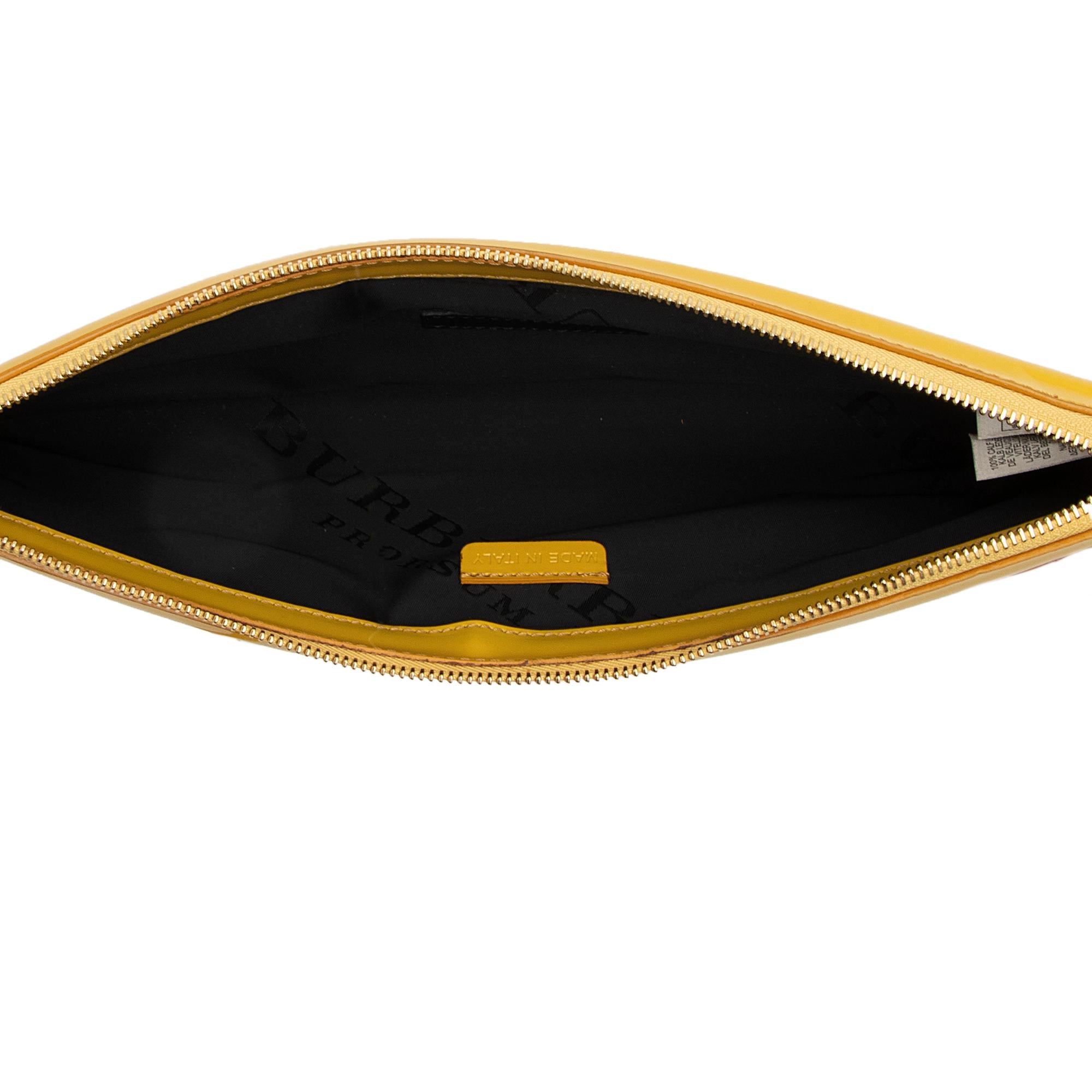 Burberry Prorsum Patent Leather Clutch (SHF-23361)