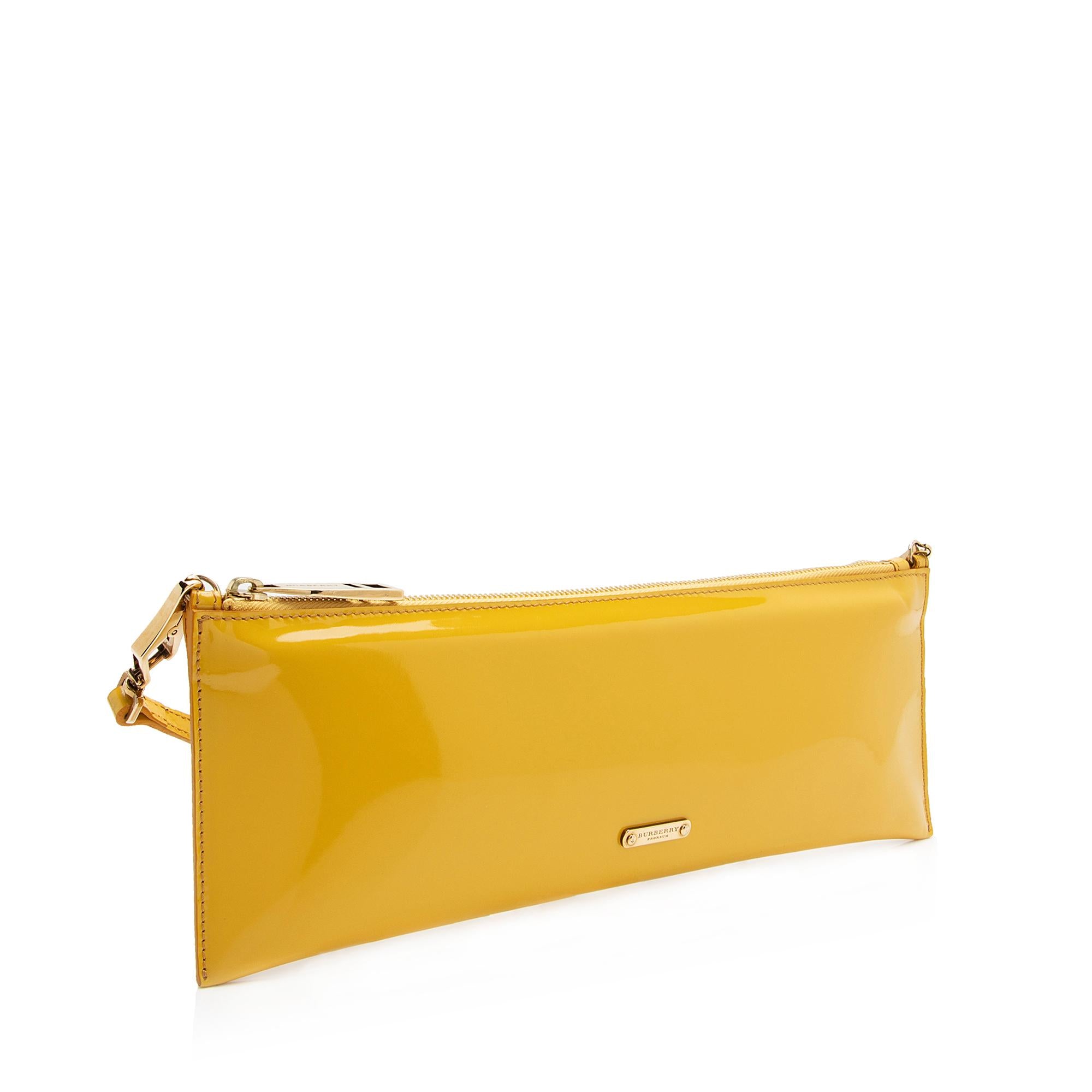 Burberry Prorsum Patent Leather Clutch (SHF-23361)