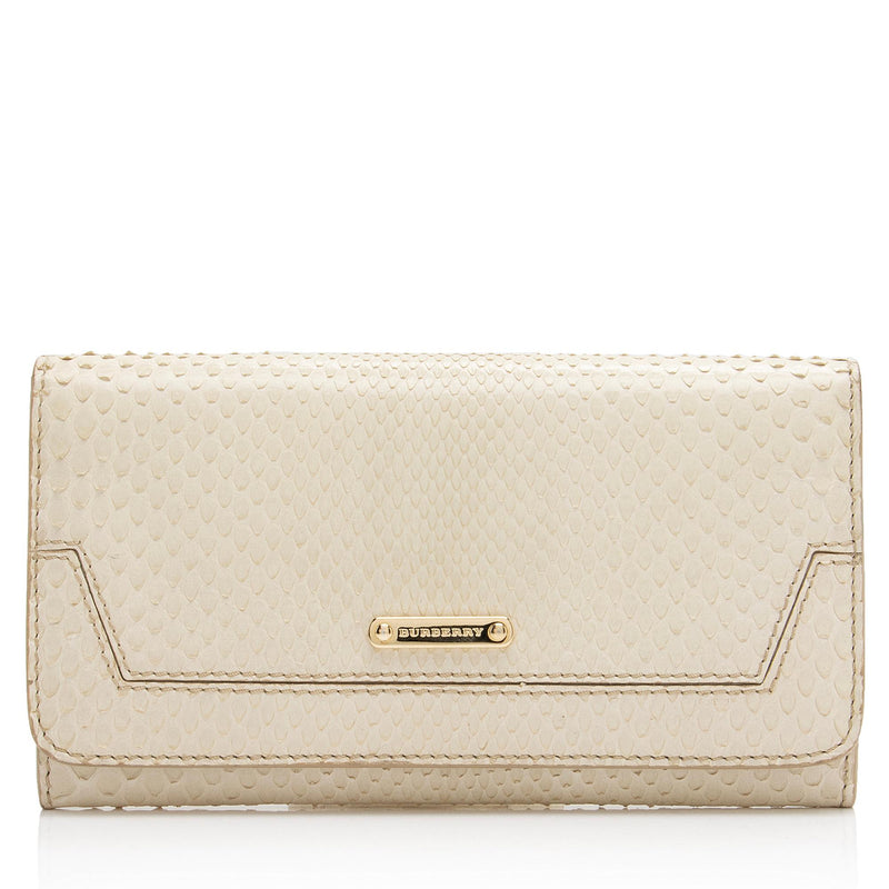 Burberry Python Penrose Continental Wallet SHF 2zVyRI LuxeDH
