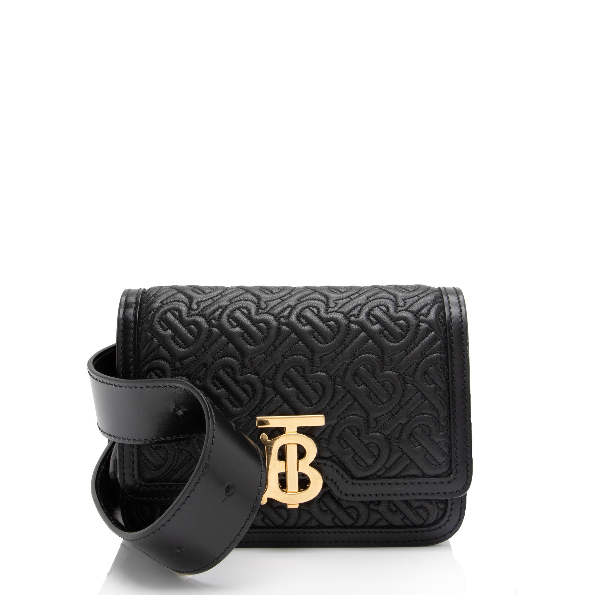 Belted leather tb bag sales