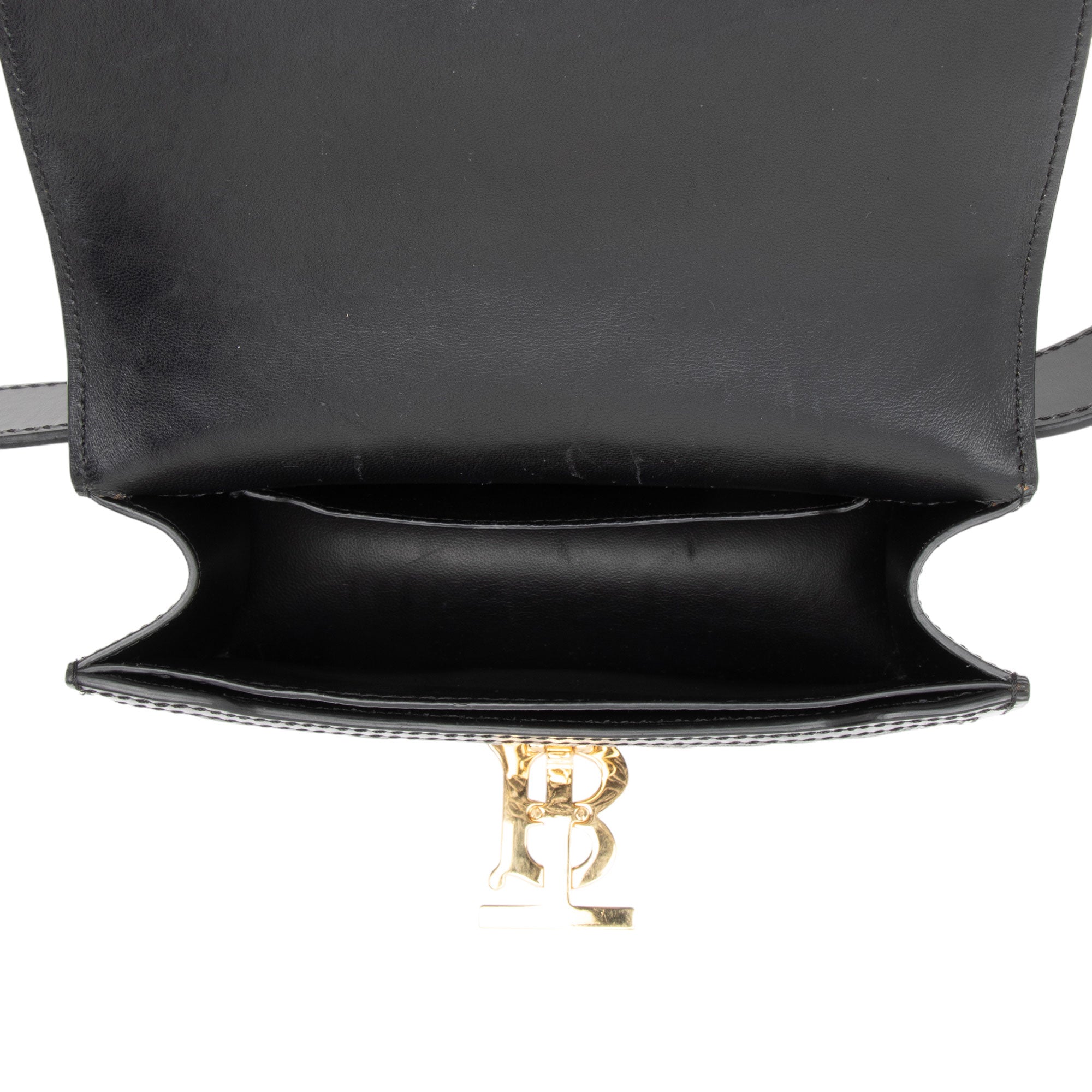 Burberry TB Monogram Embossed Leather Belt Bag (SHF-o46uwN)